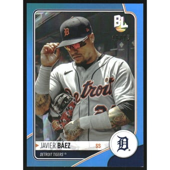 2023 Topps Big League Wrapper Redemption Blue Foil #WR84 Javier Baez