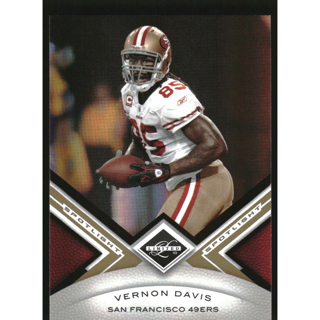 2010 Limited Gold Spotlight #84 Vernon Davis