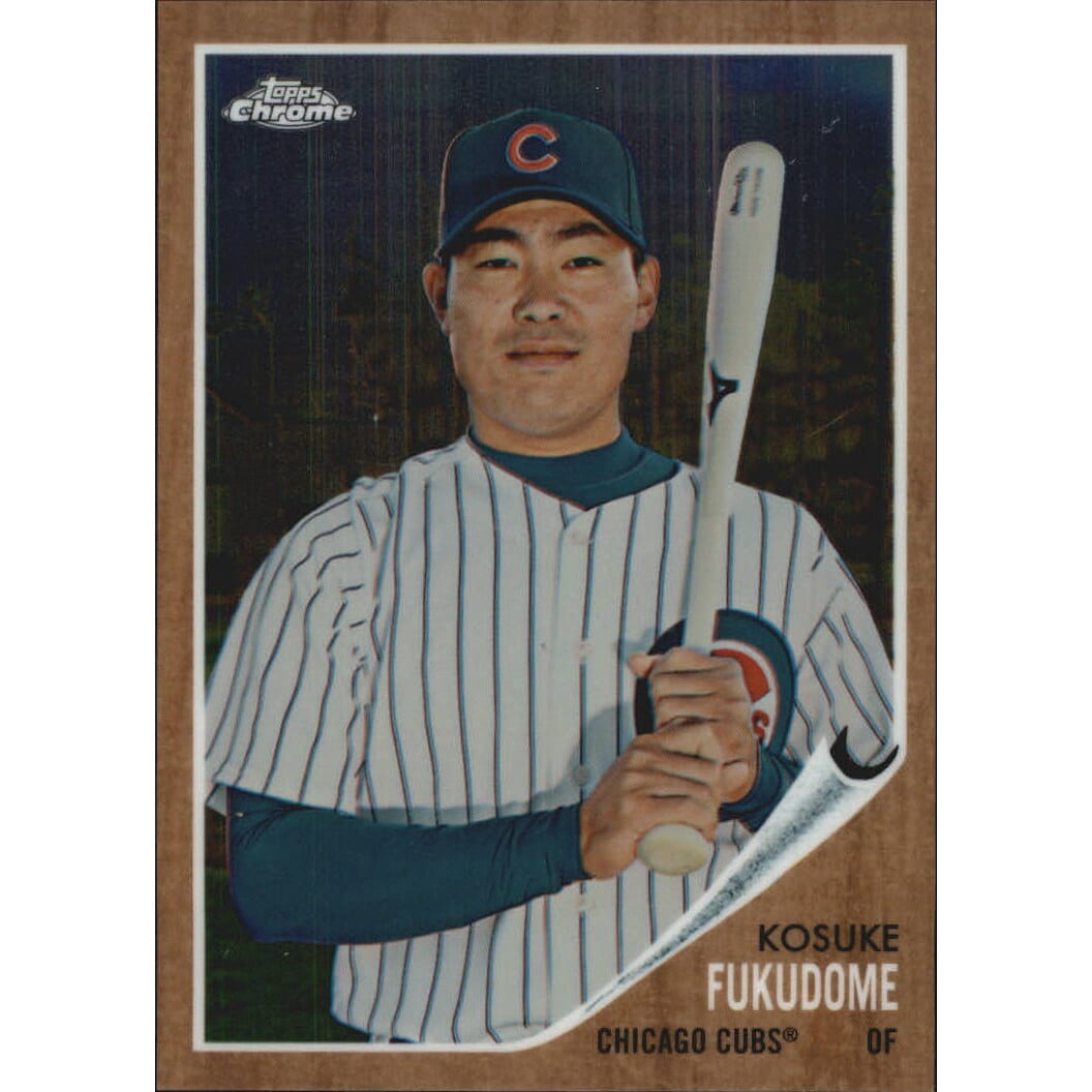 2011 Topps Heritage Chrome Refractors #C144 Kosuke Fukudome