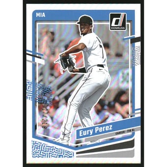 2023 Donruss Stat Line Career #105 Eury Perez/218