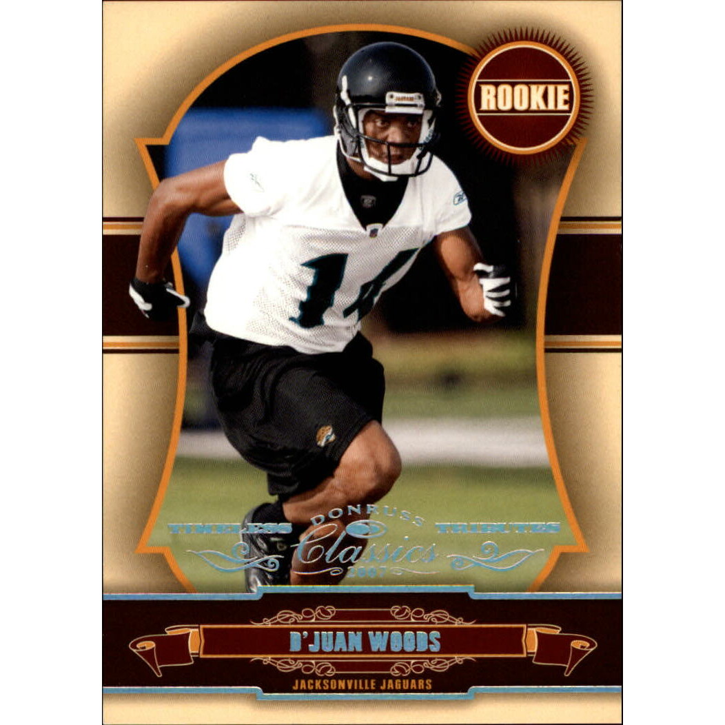 2007 Donruss Classics Timeless Tributes Silver #267 D'Juan Woods