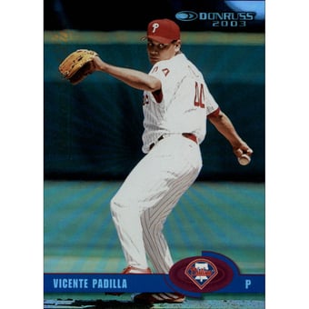 2003 Donruss Stat Line Season #354 Vicente Padilla/14