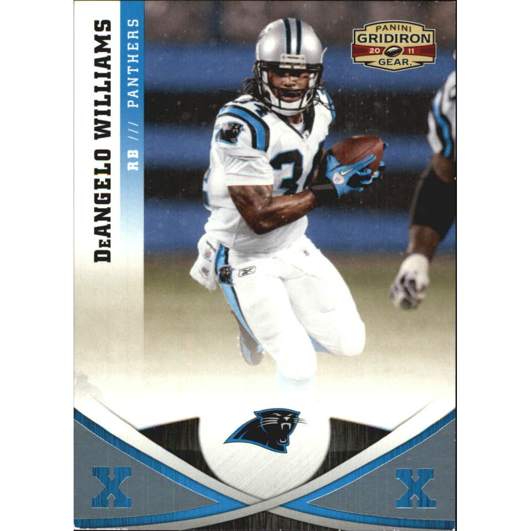 2011 Panini Gridiron Gear Platinum X’s #122 DeAngelo Williams 2011 Panini Gridiron Gear Platinum X’s #122 DeAngelo Williams