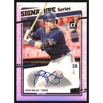 2020 Donruss Signature Series #37 Nick Solak