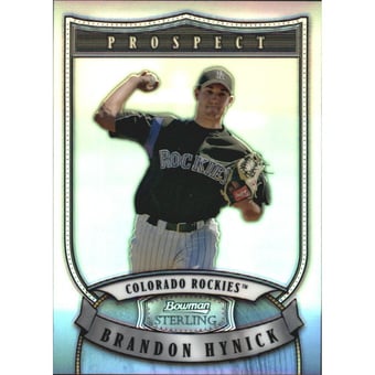 2007 Bowman Sterling Prospects Refractors #BWH Brandon Hynick