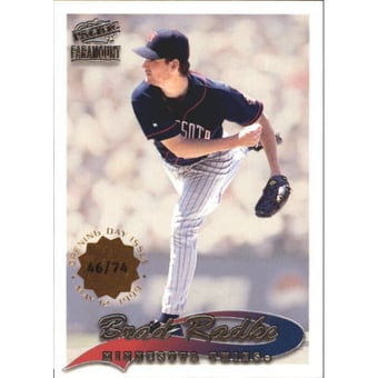 1999 Paramount Opening Day #136 Brad Radke