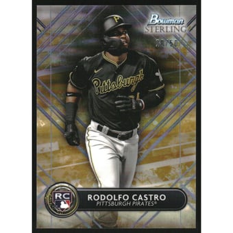 2022 Bowman Sterling Rookies Gold Refractors #BSR14 Rodolfo Castro