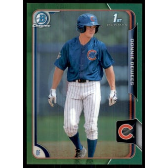 2015 Bowman Chrome Draft Green Refractors #16 Donnie Dewees