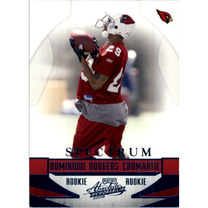 2008 Absolute Memorabilia Spectrum Blue Retail #179 Dominique Rodgers-Cromartie