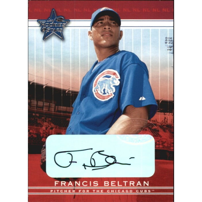 2002 Leaf Rookies and Stars Great American Signings #316 Francis Beltran/175*