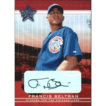 2002 Leaf Rookies and Stars Great American Signings #316 Francis Beltran/175*