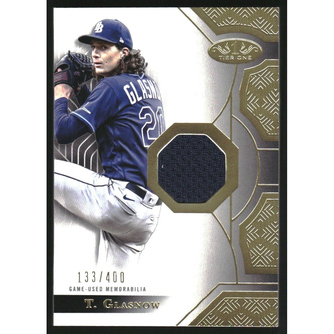 2023 Topps Tier One Relics #T1RTGLA Tyler Glasnow B/400