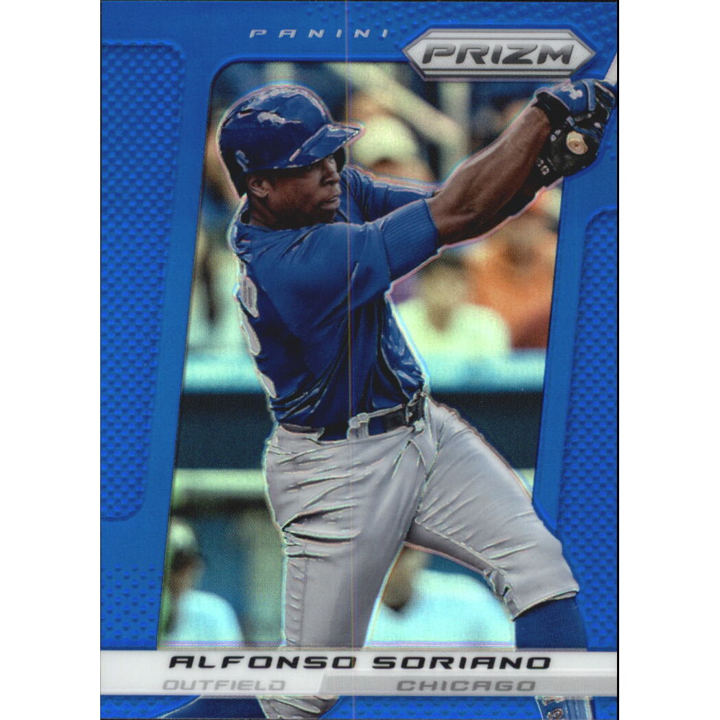 2013 Panini Prizm Prizms Blue #5 Alfonso Soriano