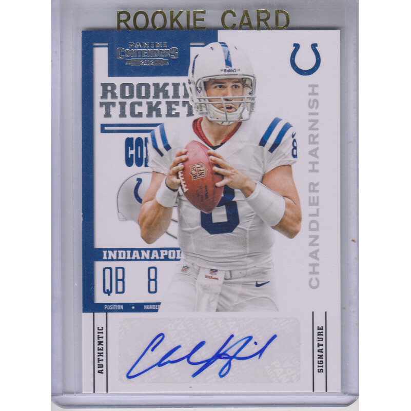 2012 Panini Contenders #114A Chandler Harnish AU RC