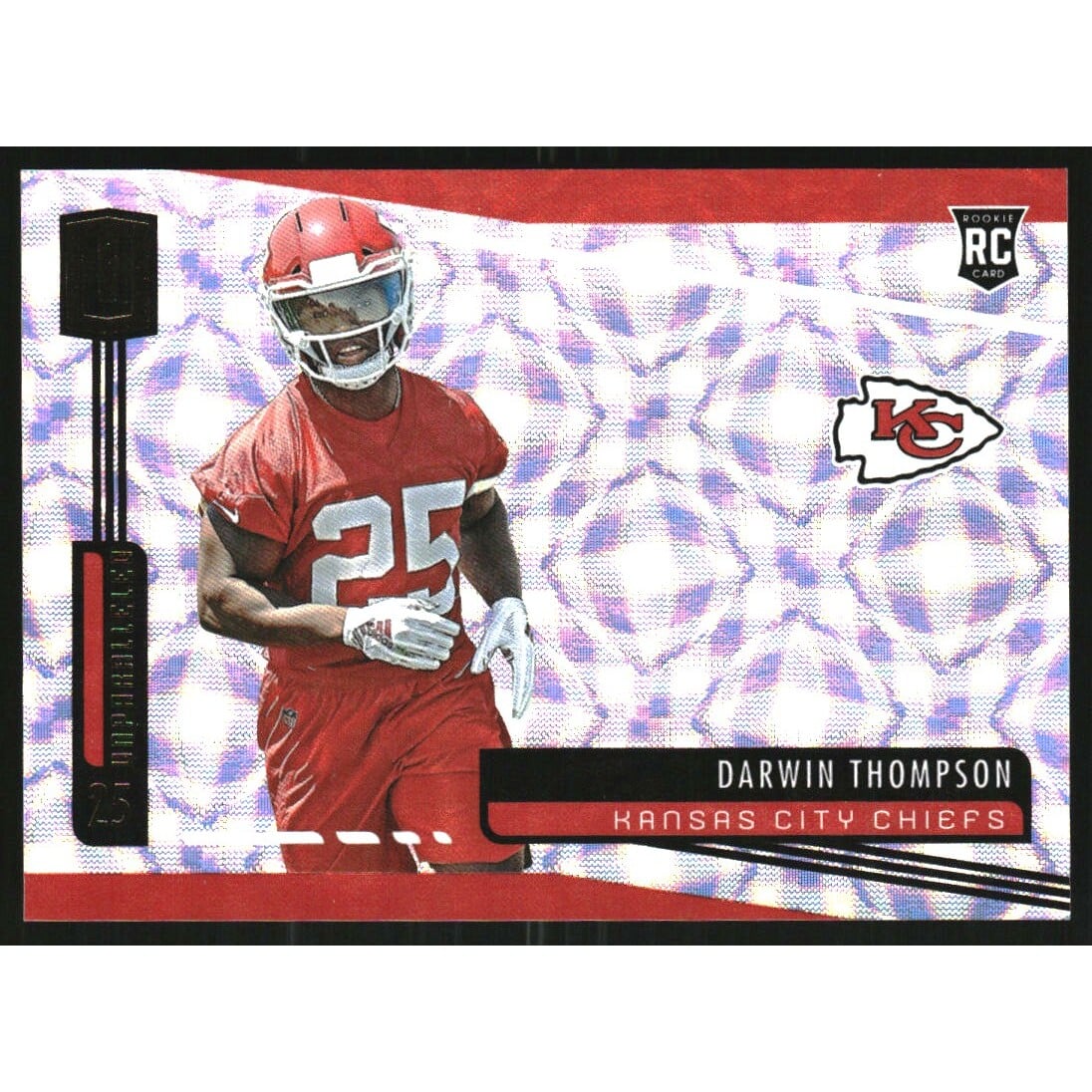2019 Panini Unparalleled Cubic #286 Darwin Thompson. rookie card picture