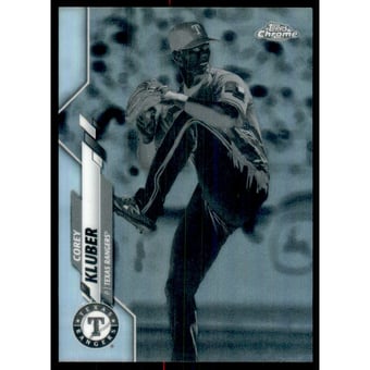 2020 Topps Chrome Negative Refractors #41 Corey Kluber