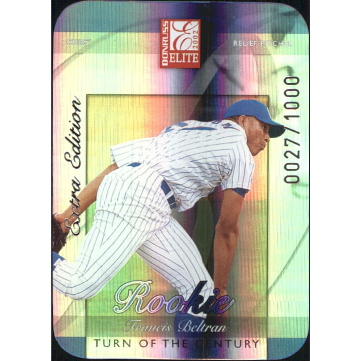 2002 Donruss Elite Turn of the Century #210 Francis Beltran/75*. rookie card picture