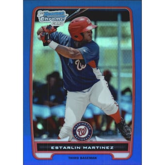 2012 Bowman Chrome Prospects Blue Refractors #BCP181 Estarlin Martinez