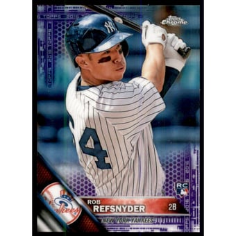 2016 Topps Chrome Purple Refractors #24 Rob Refsnyder