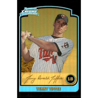 2003 Bowman Chrome Gold Refractors #315 Terry Tiffee