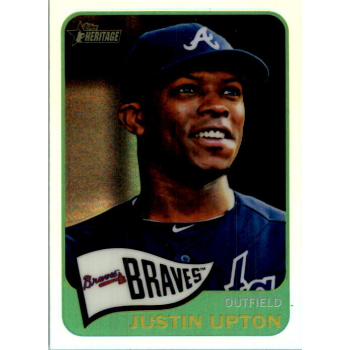 2014 Topps Heritage Chrome Refractors #170 Justin Upton