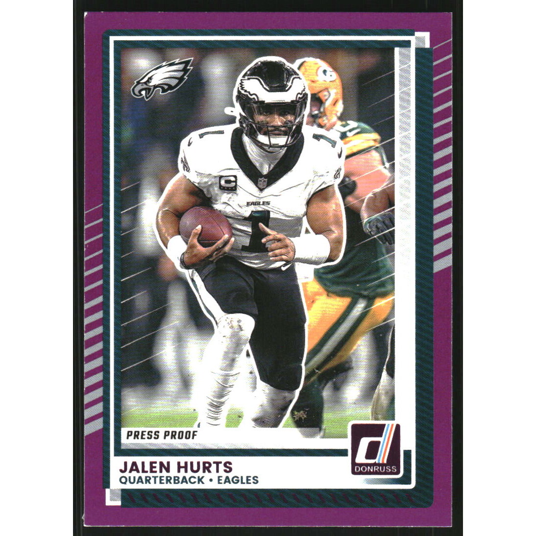 2025 Donruss Press Proof Purple #16 Jalen Hurts
