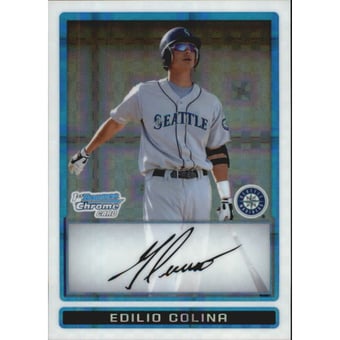 2009 Bowman Chrome Prospects X-Fractors #BCP53 Edilio Colina