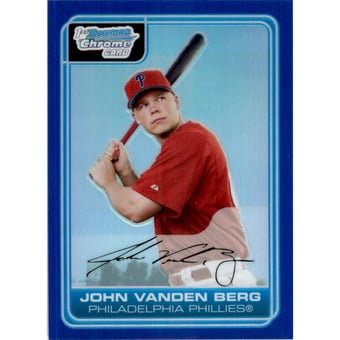 2006 Bowman Chrome Prospects Blue Refractors #BC24 John Vanden Berg