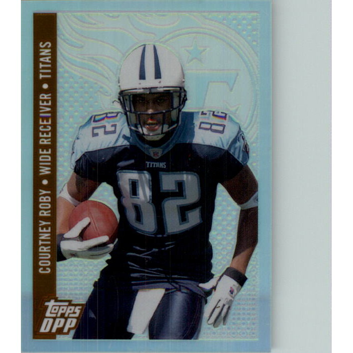 2006 Topps Draft Picks and Prospects Chrome Bronze Refractors #90 Courtney Roby. rookie card picture