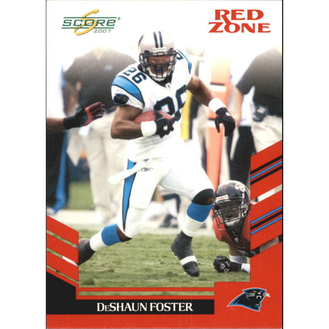 2007 Score Red Zone #81 DeShaun Foster
