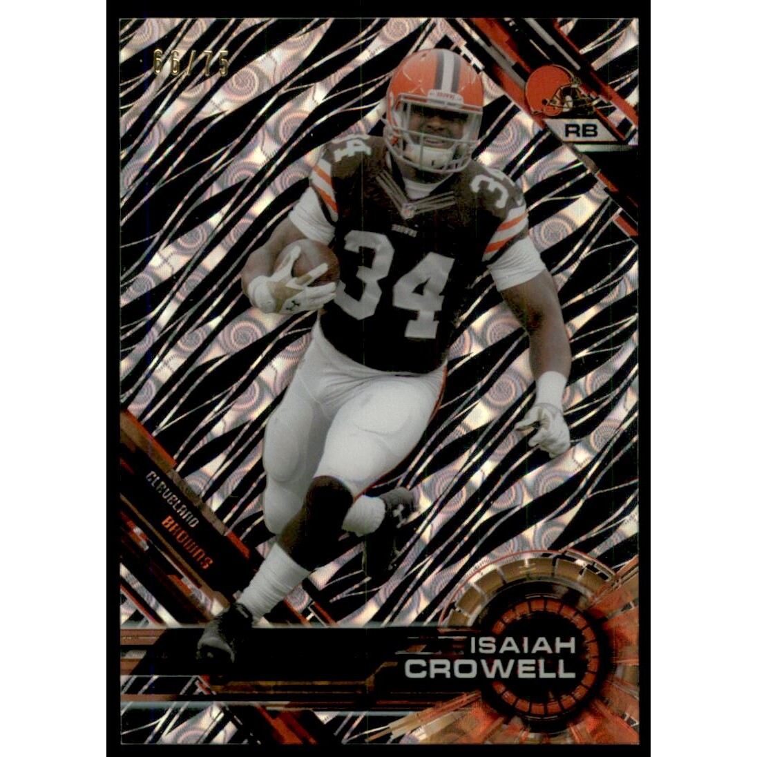 2015 Topps High Tek Tidal Diffractor #65 Isaiah Crowell A