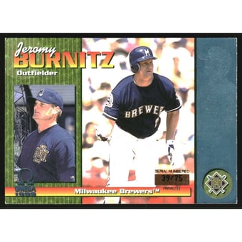 1999 Pacific Omega Platinum Blue #129 Jeromy Burnitz