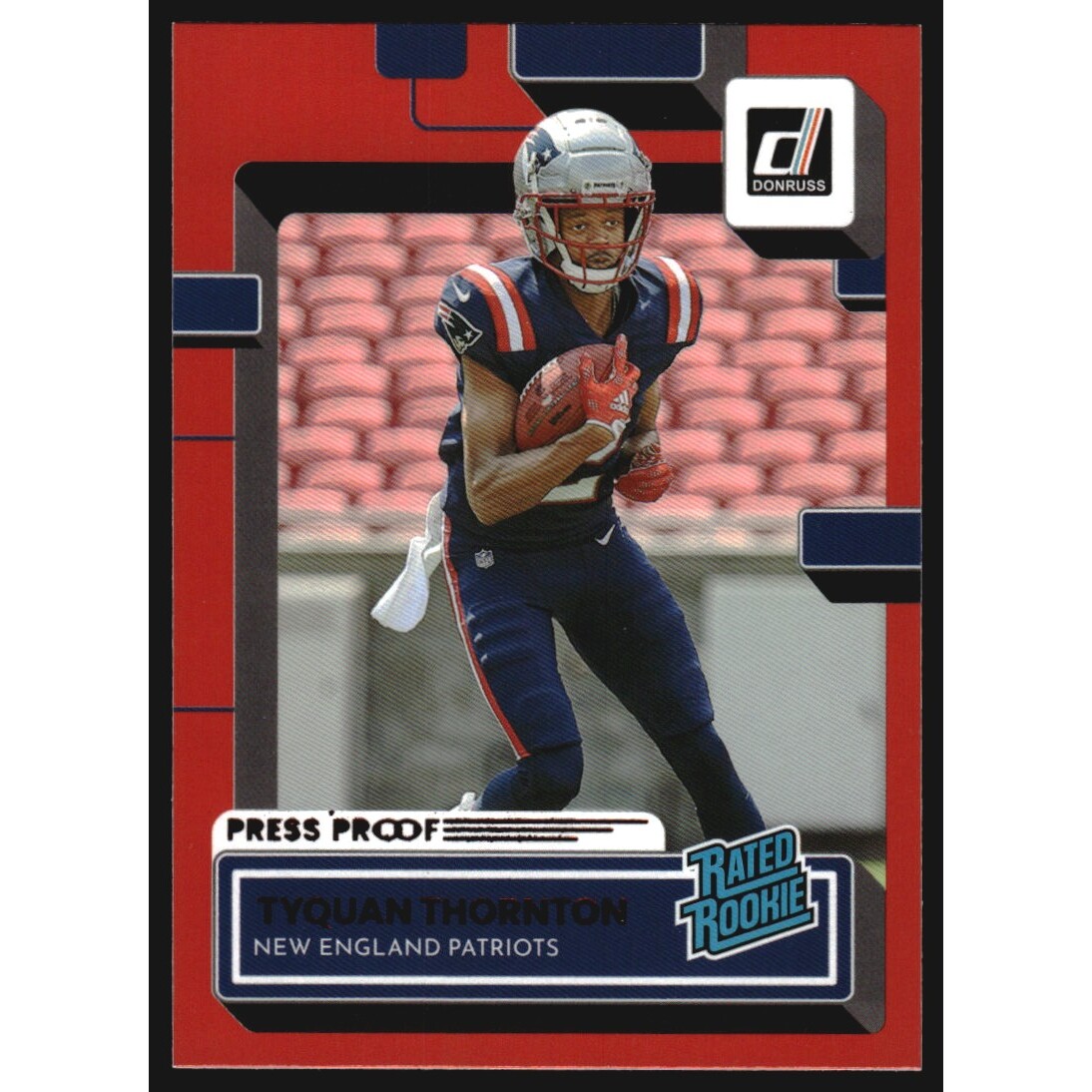 2022 Donruss Press Proof Red #322 Tyquan Thornton RR