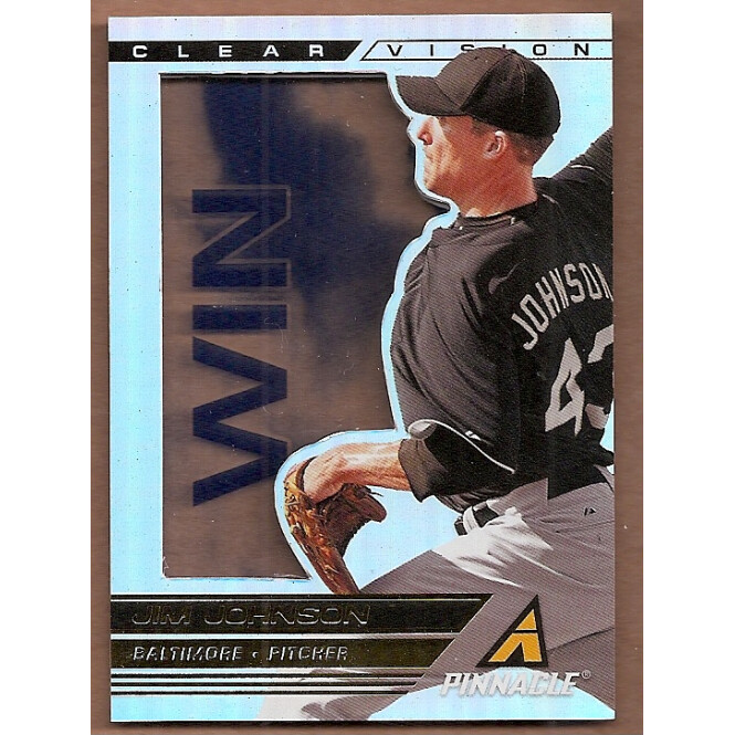 2013 Pinnacle Clear Vision Pitching Win #5 Jim Johnson