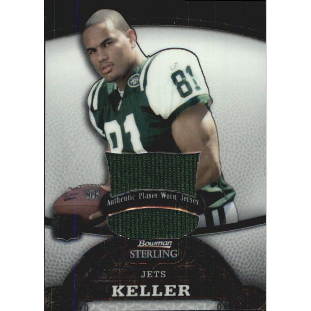 2008 Bowman Sterling Jerseys Large Swatch #159 Dustin Keller