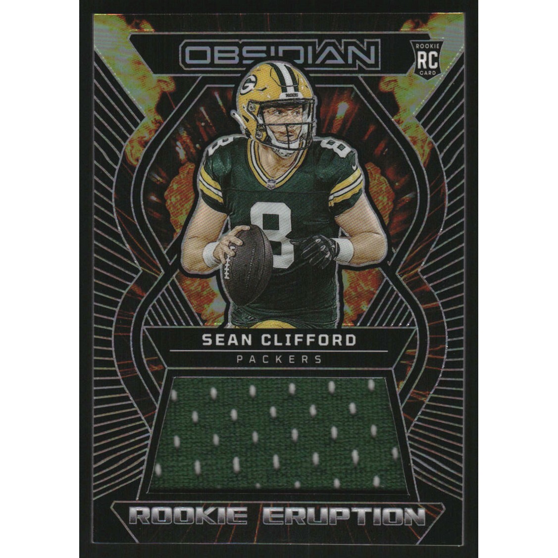 2023 Panini Obsidian Rookie Eruption Materials #24 Sean Clifford