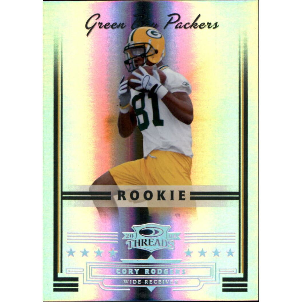 2006 Donruss Threads Silver Holofoil #174 Cory Rodgers. rookie card picture
