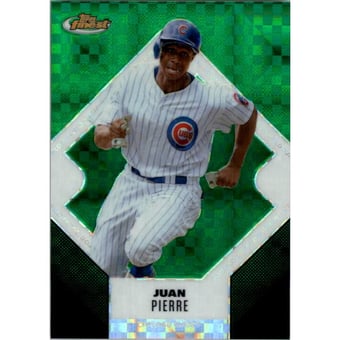2006 Finest X-Fractors Green #24 Juan Pierre