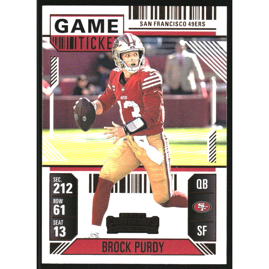 2024 Panini Contenders Game Ticket Bronze #88 Brock Purdy