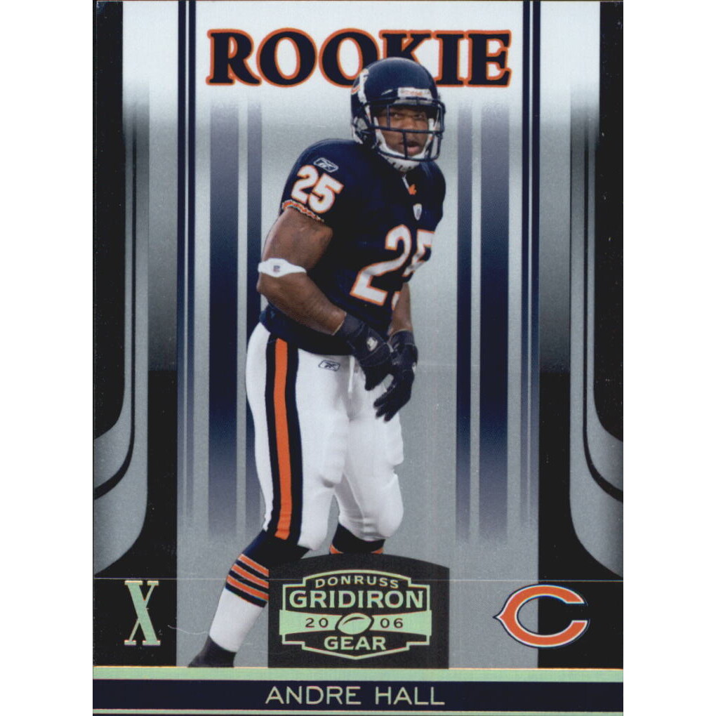 2006 Donruss Gridiron Gear Gold Holofoil X's #104 Andre Hall