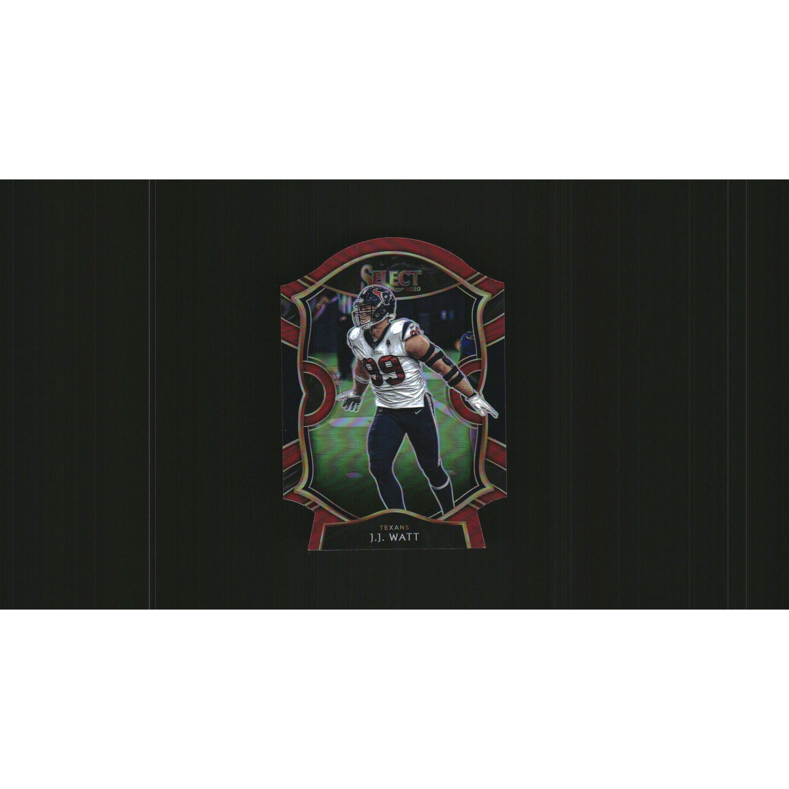 2020 Select Prizm Maroon Die Cut #29 J.J. Watt