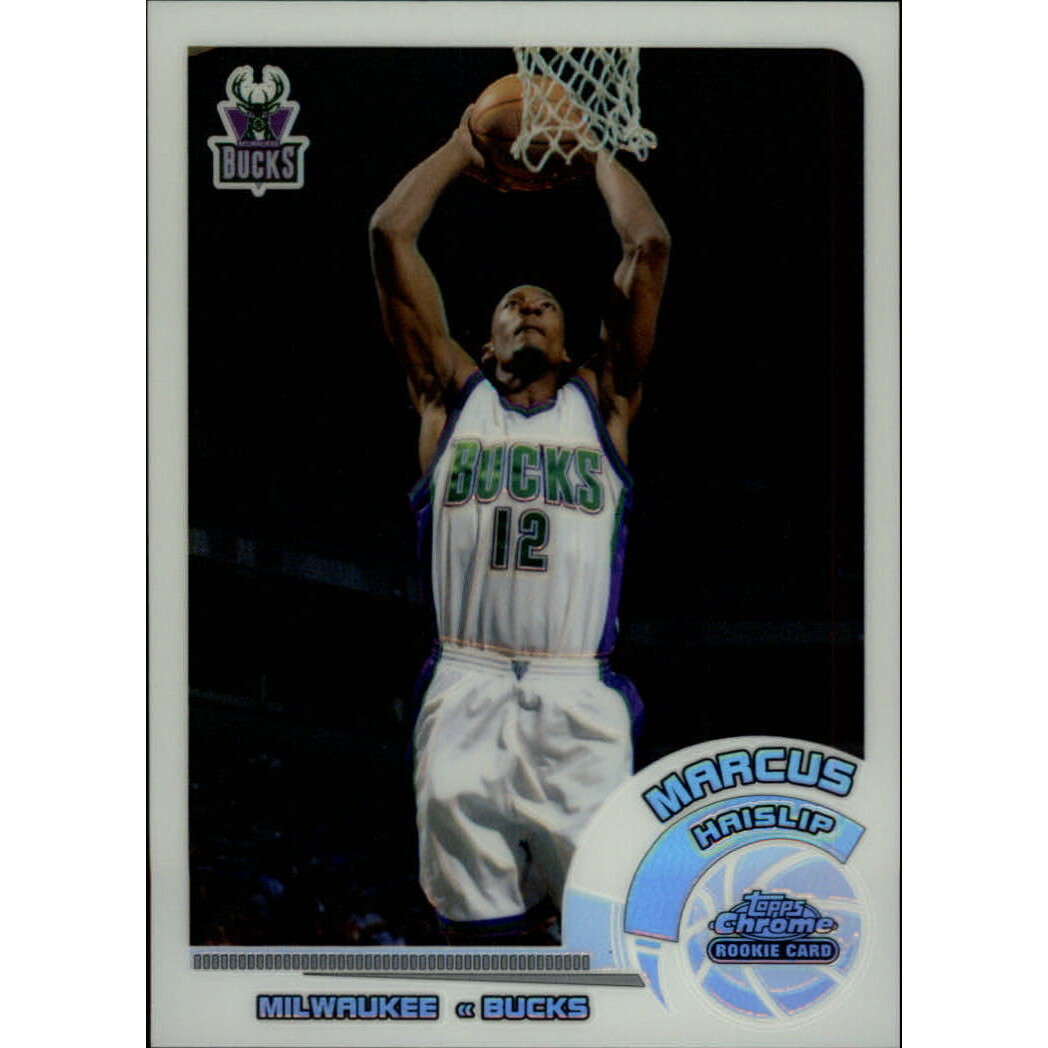 2002-03 Topps Chrome Refractors White Border #137 Marcus Haislip 2002-03 Topps Chrome Refractors White Border #137 Marcus Haislip