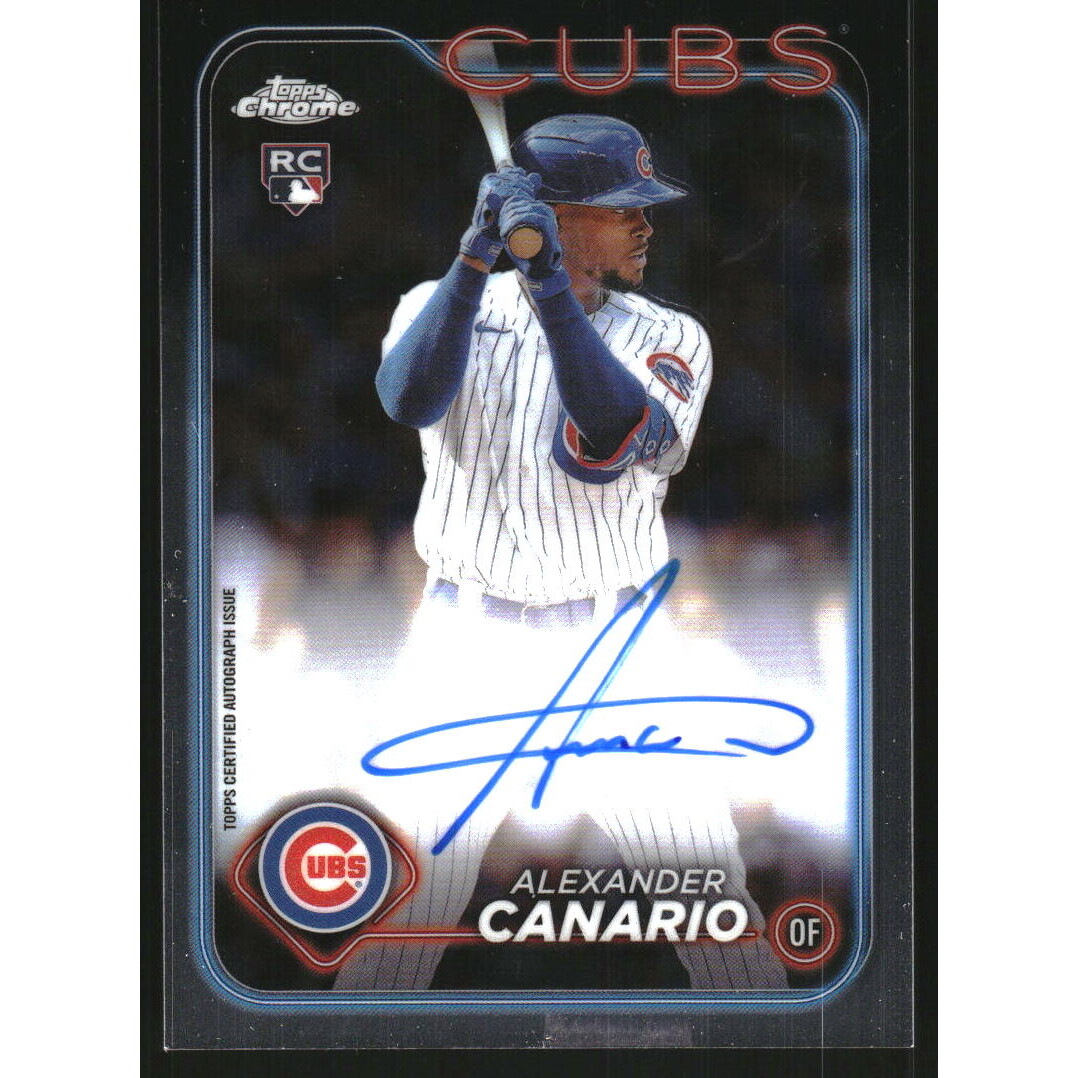 2024 Topps Chrome Rookie Autographs #RAAC Alexander Canario
