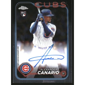 2024 Topps Chrome Rookie Autographs #RAAC Alexander Canario
