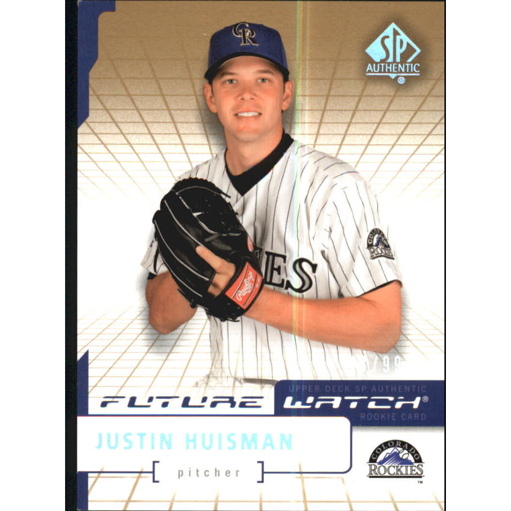 2004 SP Authentic 199/99 #117 Justin Huisman FW 2004 SP Authentic 199/99 #117 Justin Huisman FW