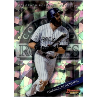 2015 Bowman's Best Atomic Refractors #74 Charlie Blackmon