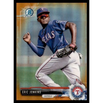2017 Bowman Chrome Mini Prospects Orange Refractors #BCP19 Eric Jenkins