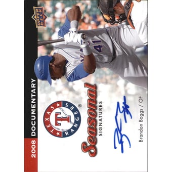 2008 Upper Deck Documentary Seasonal Signatures #BB Brandon Boggs