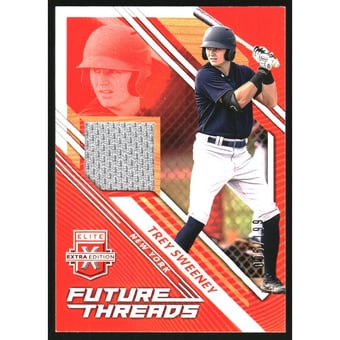 2021 Elite Extra Edition Future Threads Orange #40 Trey Sweeney