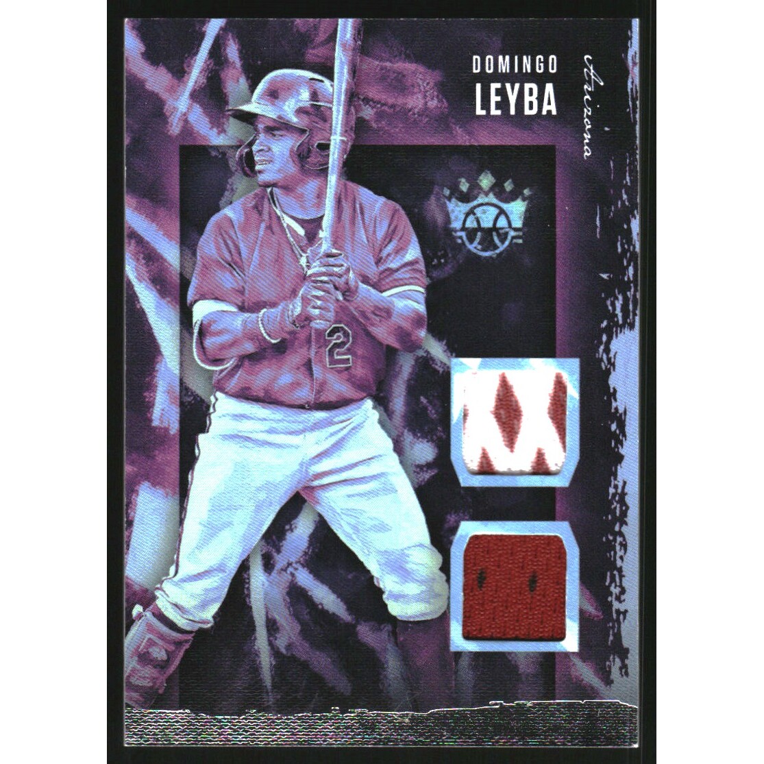2020 Diamond Kings DK Materials #47 Domingo Leyba